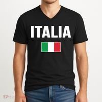 Italy Italian Flag Italia Souvenir V-Neck T-Shirt thumb 2