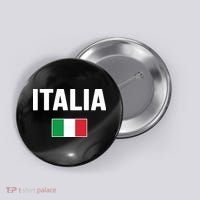 Italy Italian Flag Italia Souvenir Button thumb 0