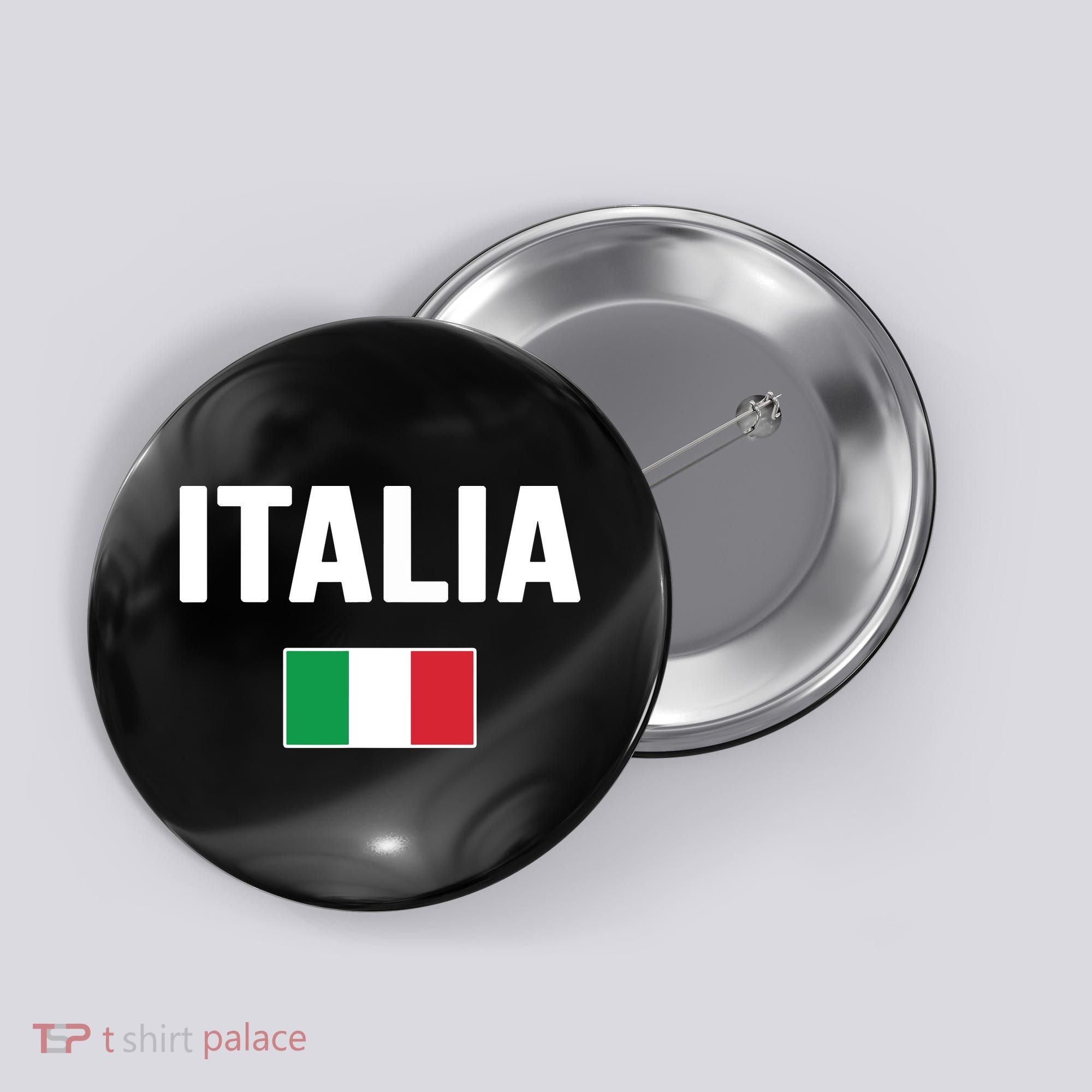 Italy Italian Flag Italia Souvenir Button