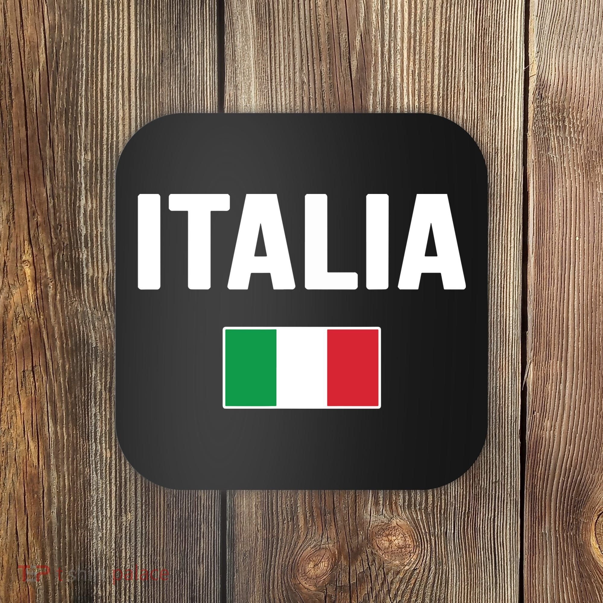 Italy Italian Flag Italia Souvenir Coaster