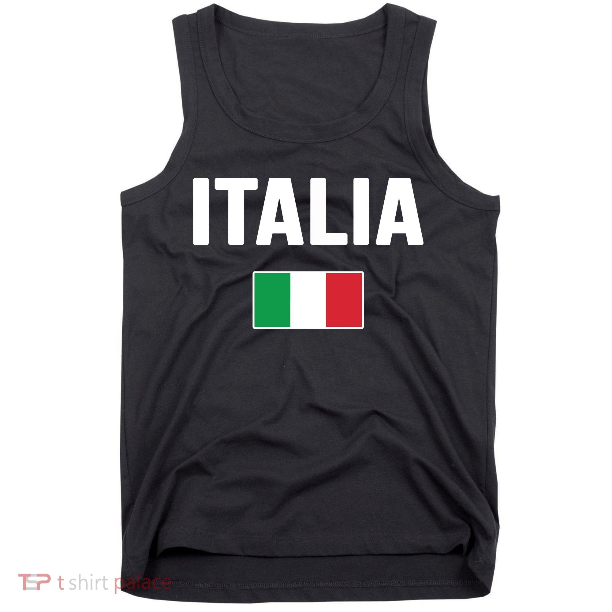 Italy Italian Flag Italia Souvenir Tank Top