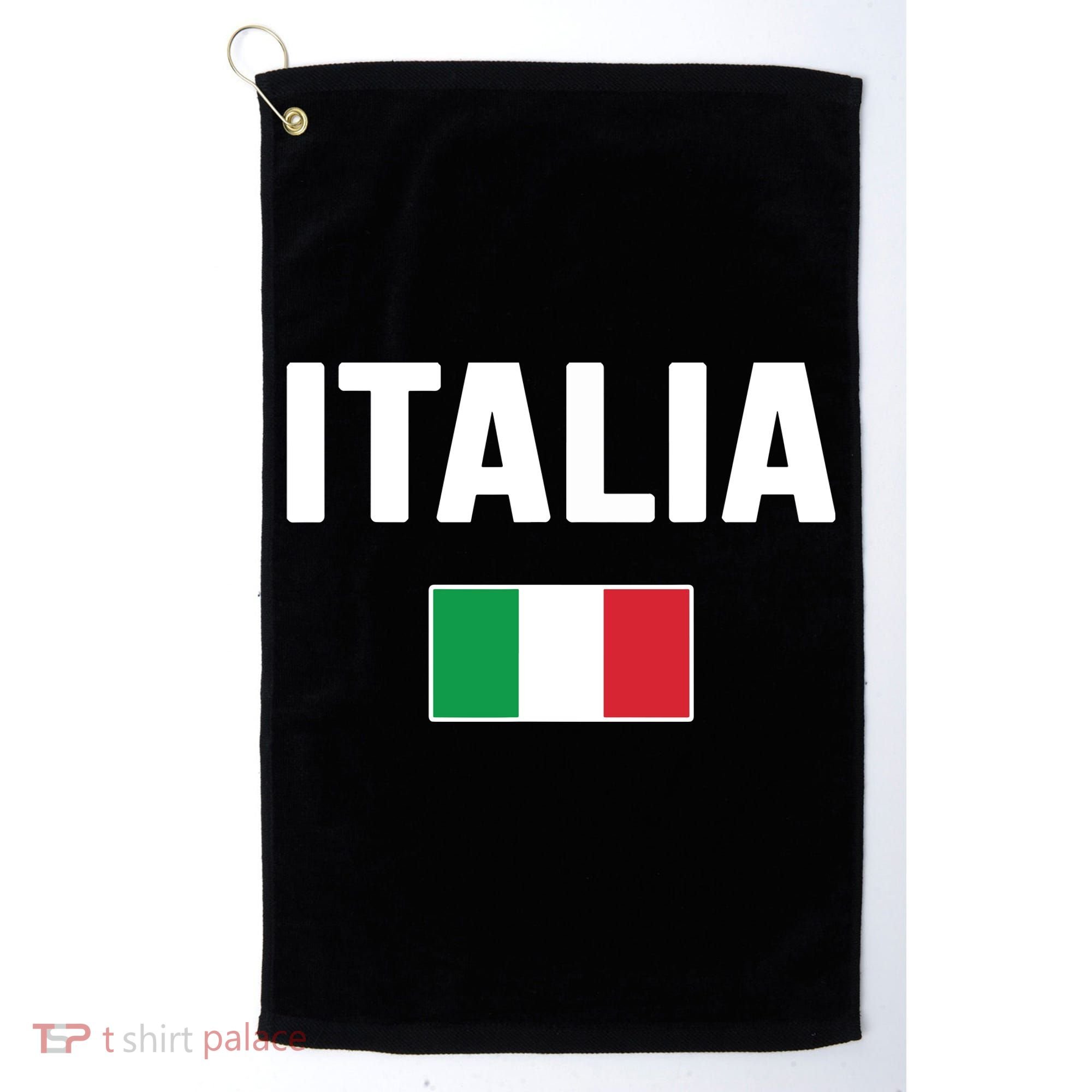 Italy Italian Flag Italia Souvenir Golf Towel