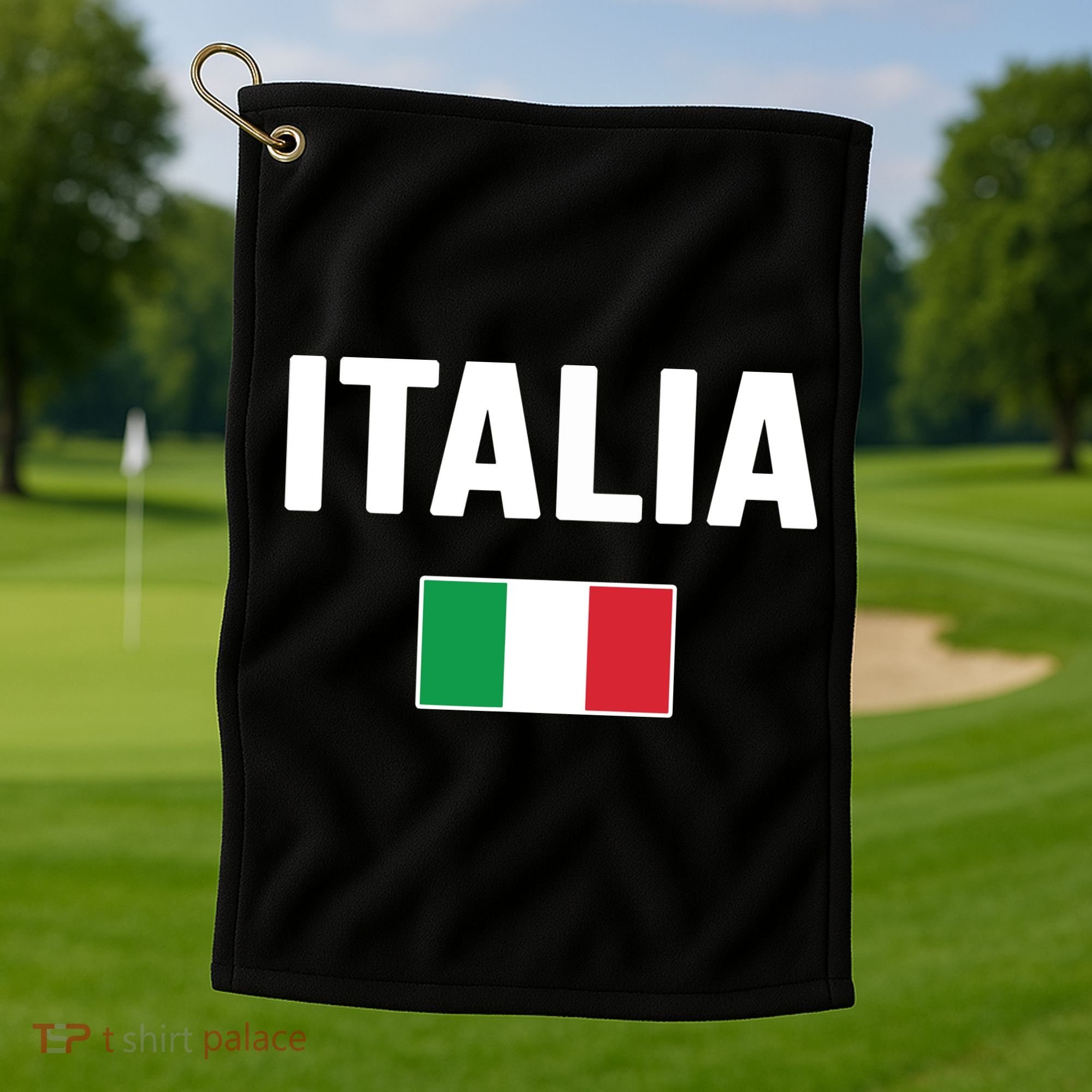 Italy Italian Flag Italia Souvenir Golf Towel