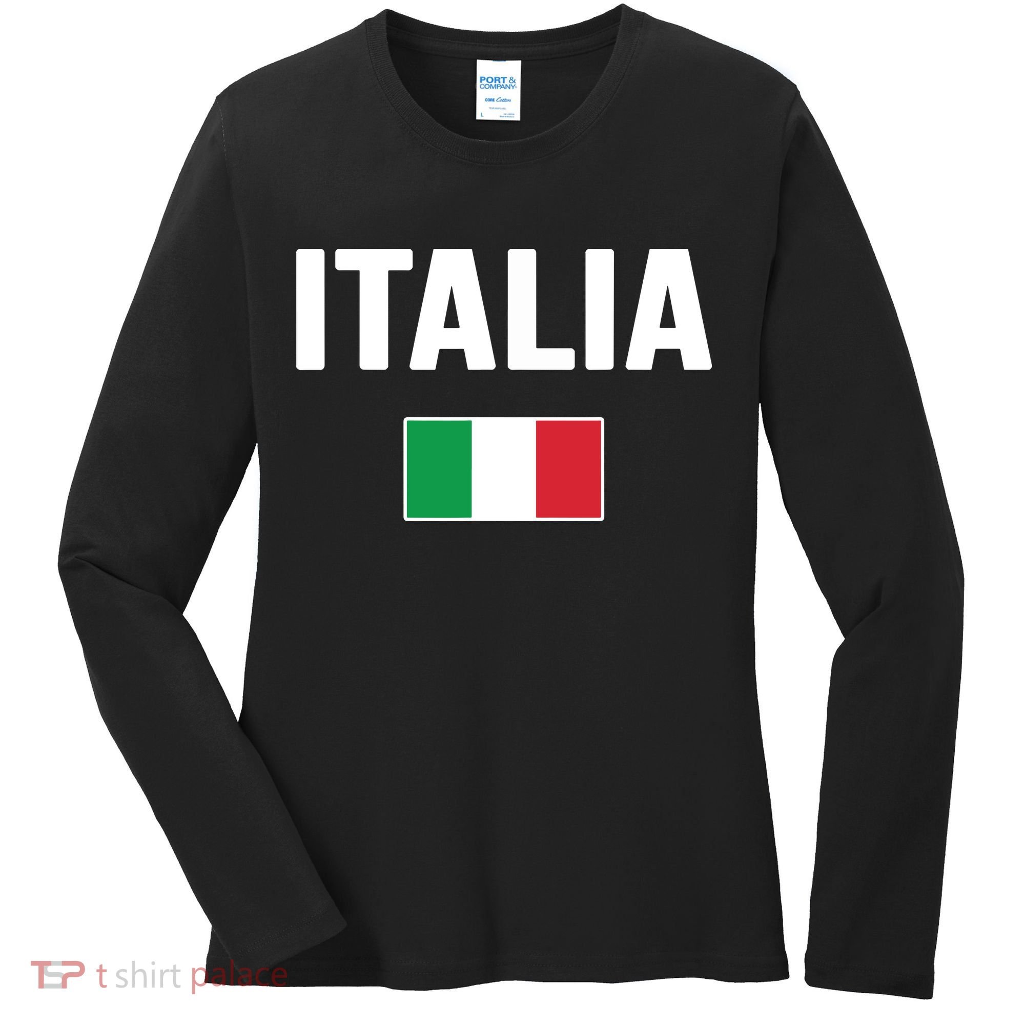 Italy Italian Flag Italia Souvenir Women's Long Sleeve Shirt