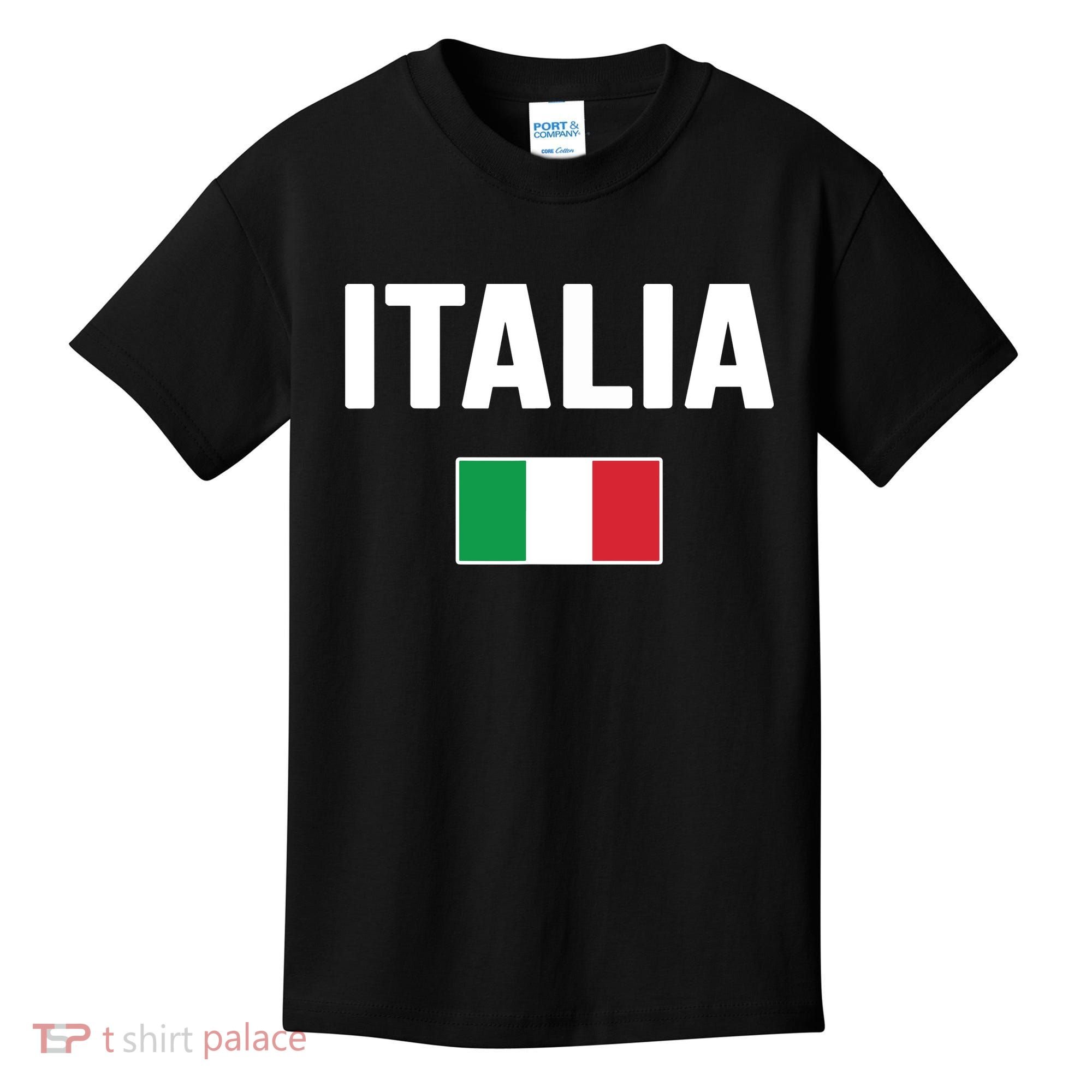 Italy Italian Flag Italia Souvenir Kids T-Shirt