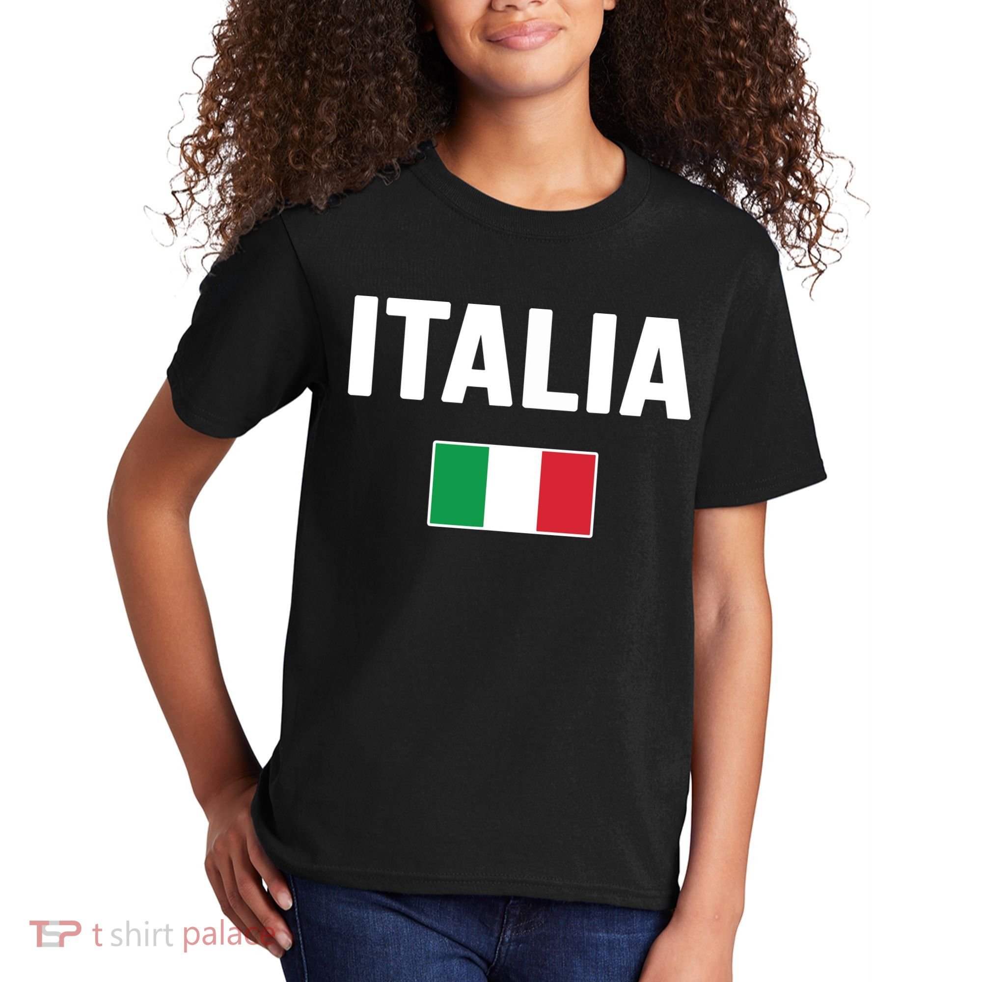 Italy Italian Flag Italia Souvenir Kids T-Shirt