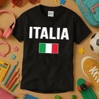 Italy Italian Flag Italia Souvenir Kids T-Shirt thumb 3