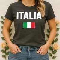 Italy Italian Flag Italia Souvenir Women's T-Shirt thumb 2