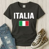 Italy Italian Flag Italia Souvenir Women's T-Shirt thumb 3