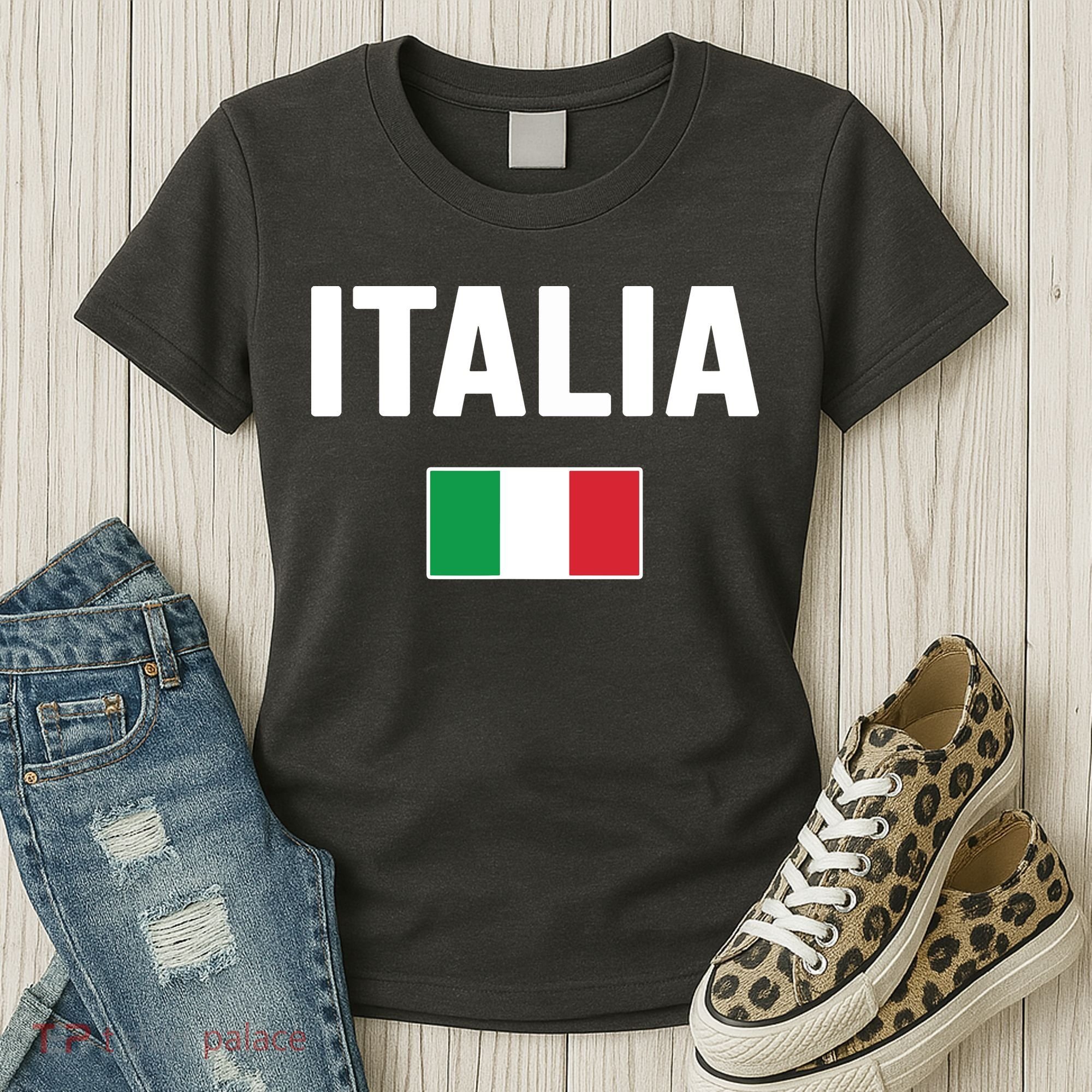 Italy Italian Flag Italia Souvenir Women's T-Shirt