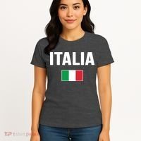 Italy Italian Flag Italia Souvenir Women's T-Shirt thumb 4