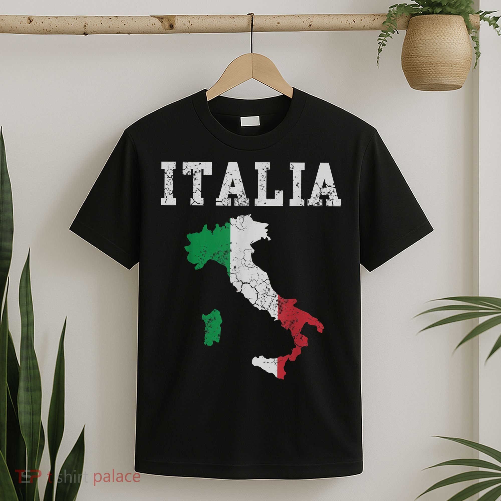 Italia Italy Flag Map Italian Italiano Family TShirt T-Shirt
