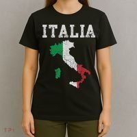 Italia Italy Flag Map Italian Italiano Family TShirt T-Shirt thumb 4