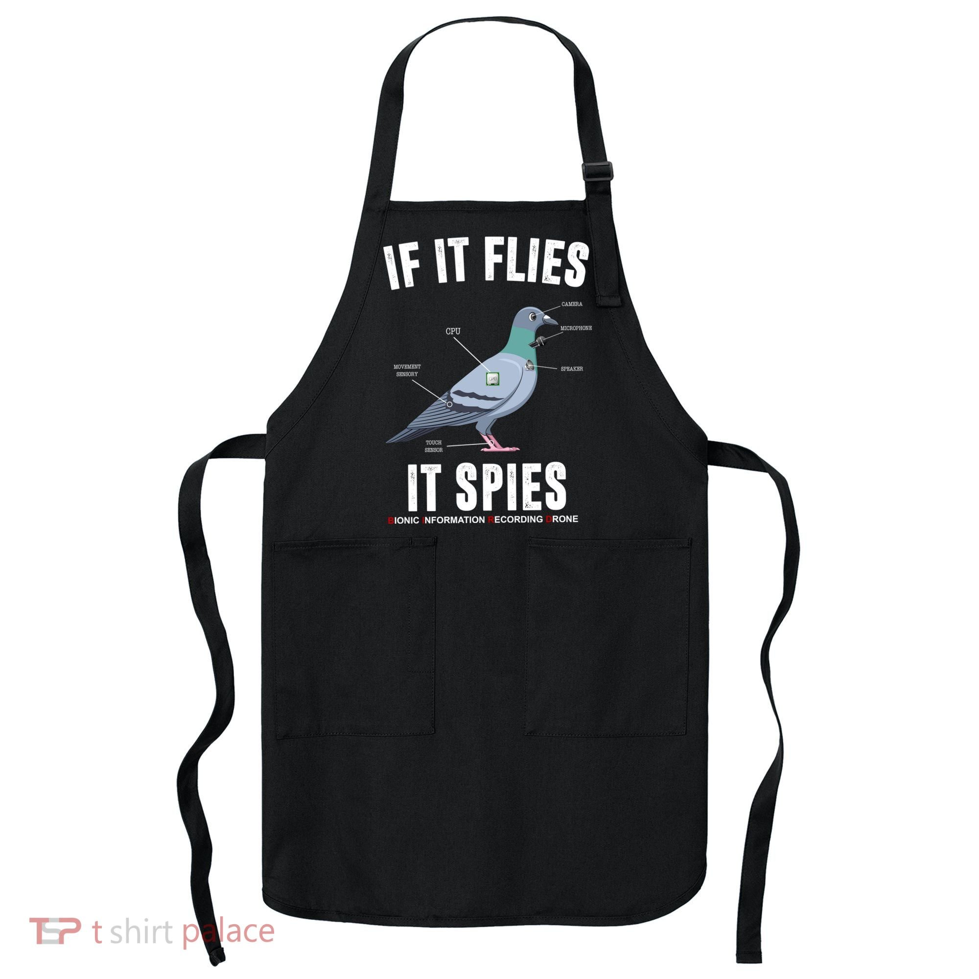 If It Flies It Spies Bionic Information Recording Drone Apron