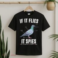 If It Flies It Spies Bionic Information Recording Drone T-Shirt thumb 2
