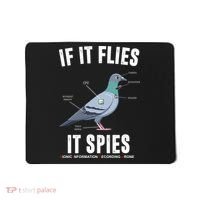 If It Flies It Spies Bionic Information Recording Drone Mousepad thumb 0