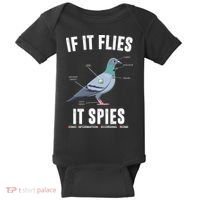 If It Flies It Spies Bionic Information Recording Drone Baby Bodysuit thumb 0