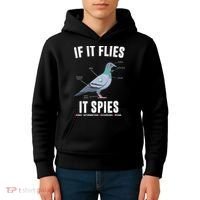If It Flies It Spies Bionic Information Recording Drone Kids Hoodie thumb 4