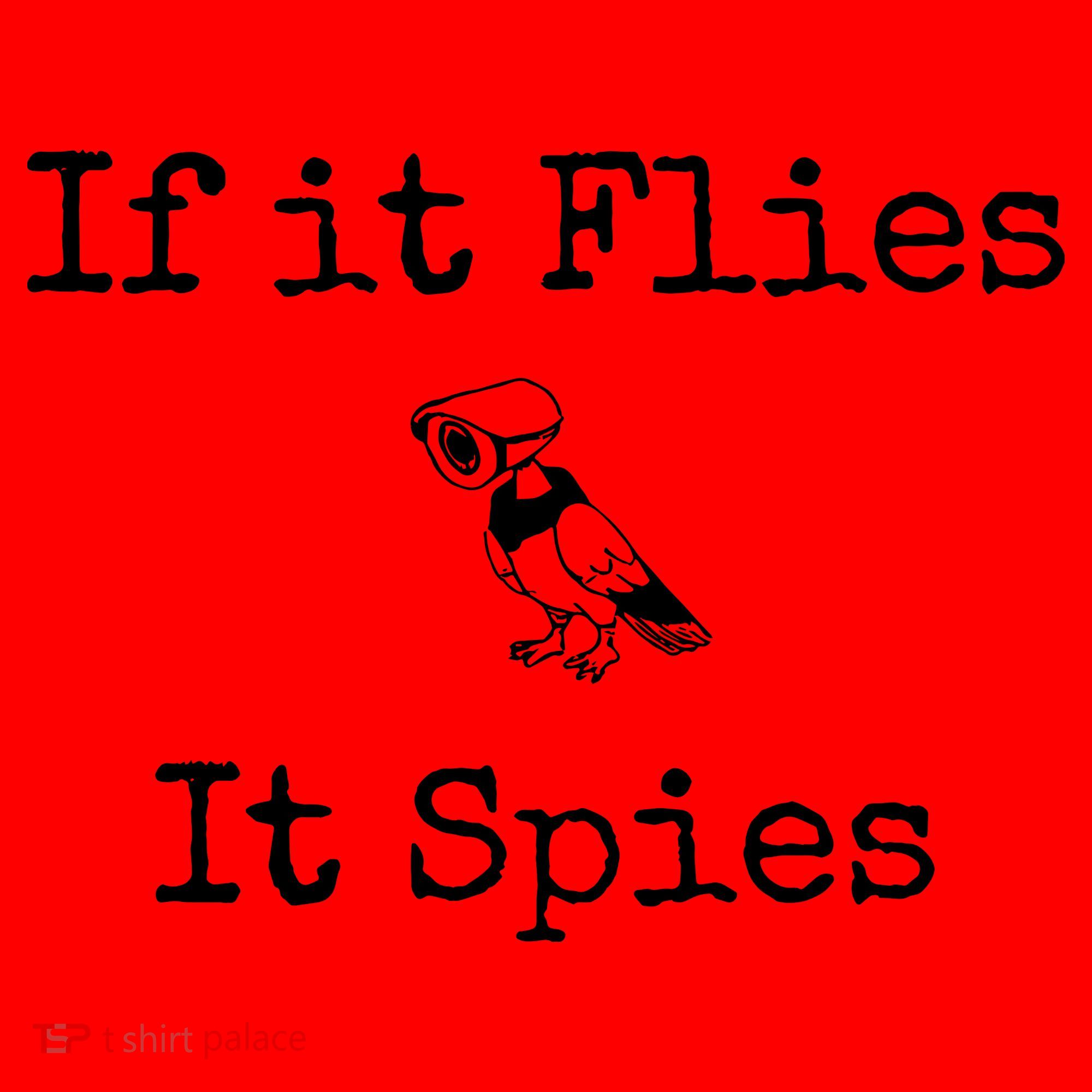 If It Flies It Spies Funny Bird Spy Santa Hat
