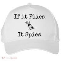 If It Flies It Spies Funny Bird Spy Five-Panel Snapback Cap thumb 0