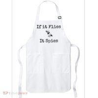 If It Flies It Spies Funny Bird Spy Apron thumb 0