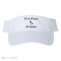 If It Flies It Spies Funny Bird Spy Visor thumb 0