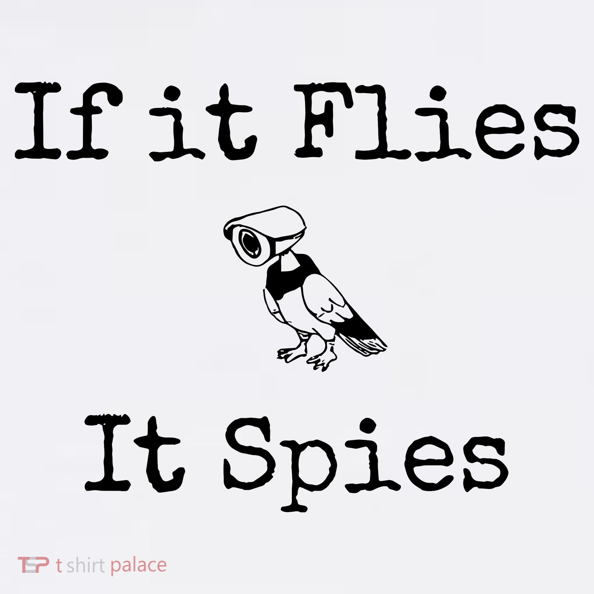 If It Flies It Spies Funny Bird Spy Kids Sweatshirt