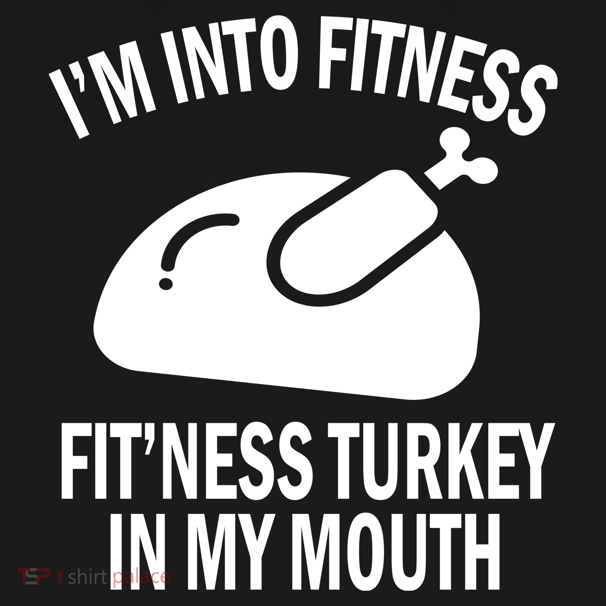 IM Into Fitness Funny Turkey Holiday Tote Bag