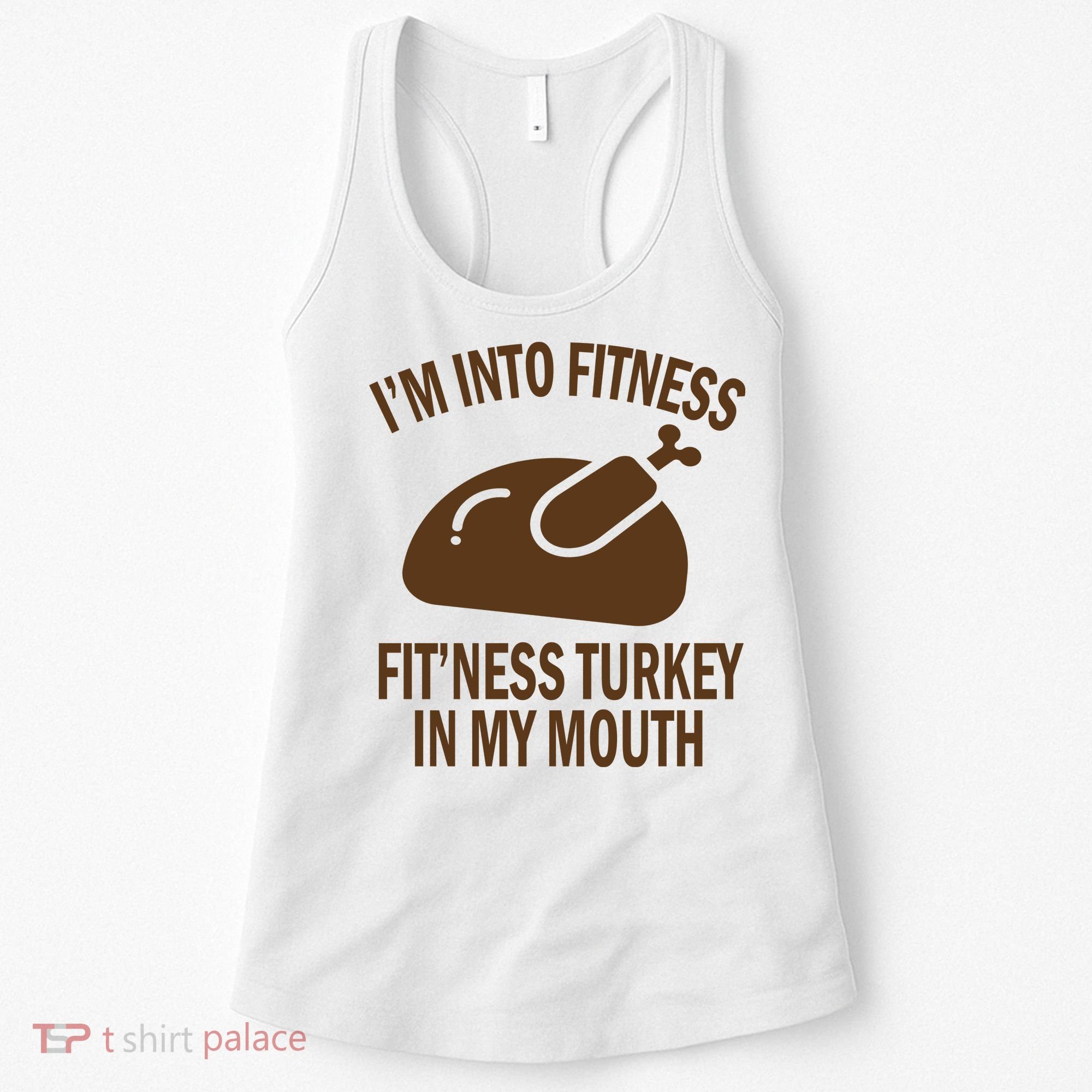 IM Into Fitness Funny Turkey Holiday Women's Tank Top