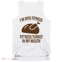 IM Into Fitness Funny Turkey Holiday Tank Top thumb 0