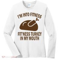IM Into Fitness Funny Turkey Holiday Women's Long Sleeve Shirt thumb 0