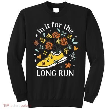 In It For The Long Run Floral Sweatshirt