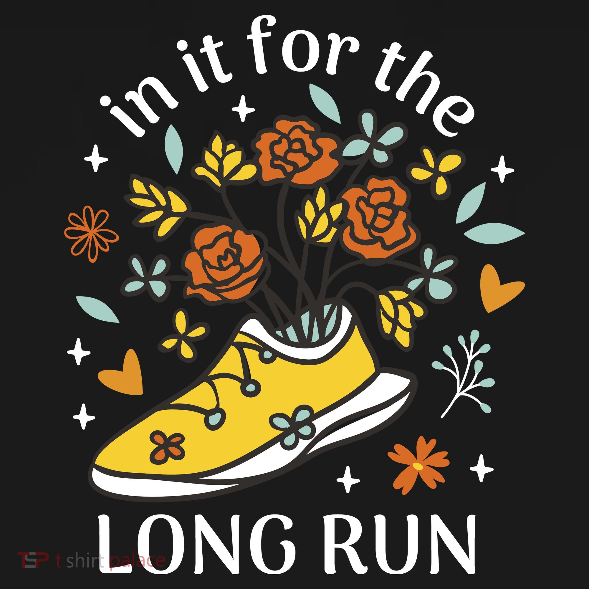 In It For The Long Run Floral Ornament