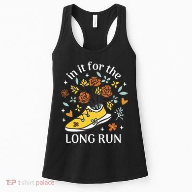 In It For The Long Run Floral Women's Tank Top