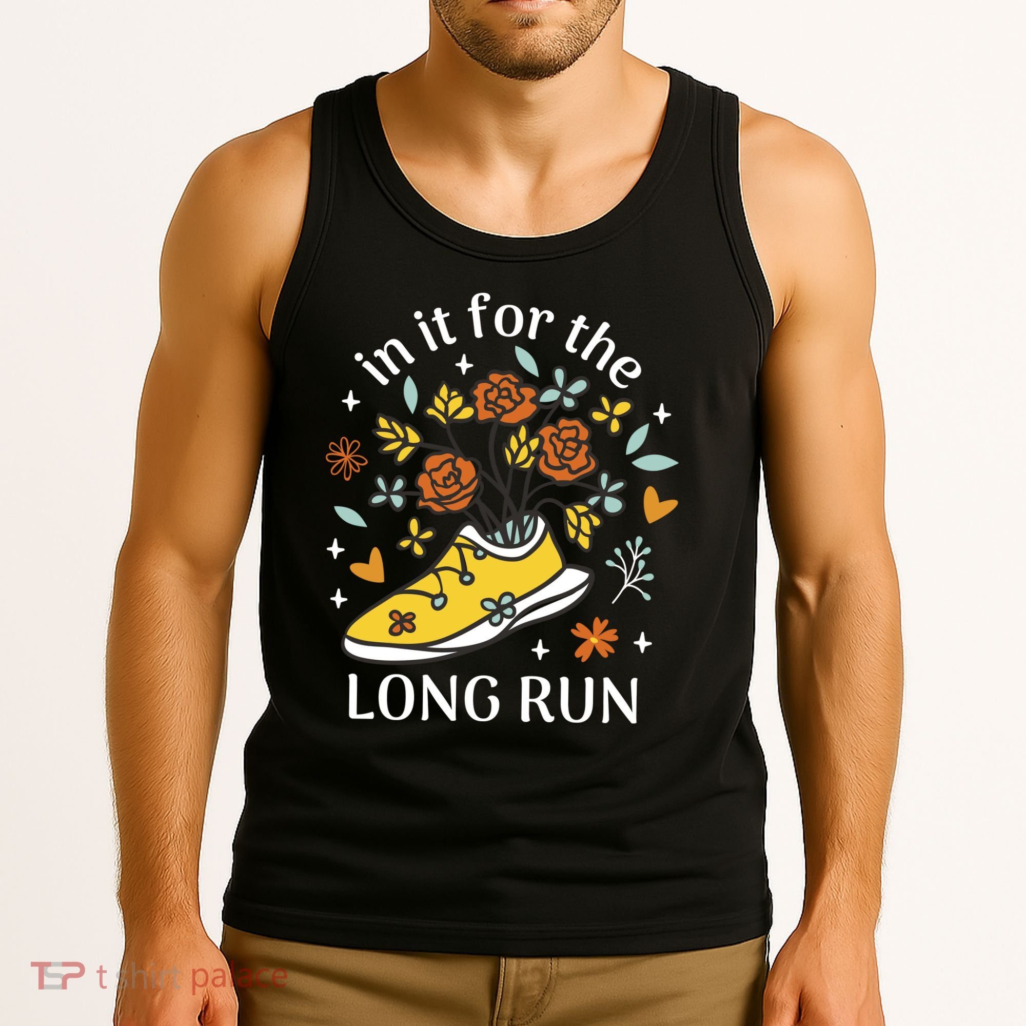 In It For The Long Run Floral Tank Top