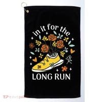 In It For The Long Run Floral Golf Towel thumb 0