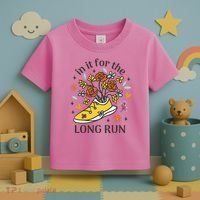 In It For The Long Run Floral Toddler T-Shirt thumb 3