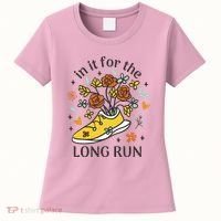 In It For The Long Run Floral Women's T-Shirt thumb 0