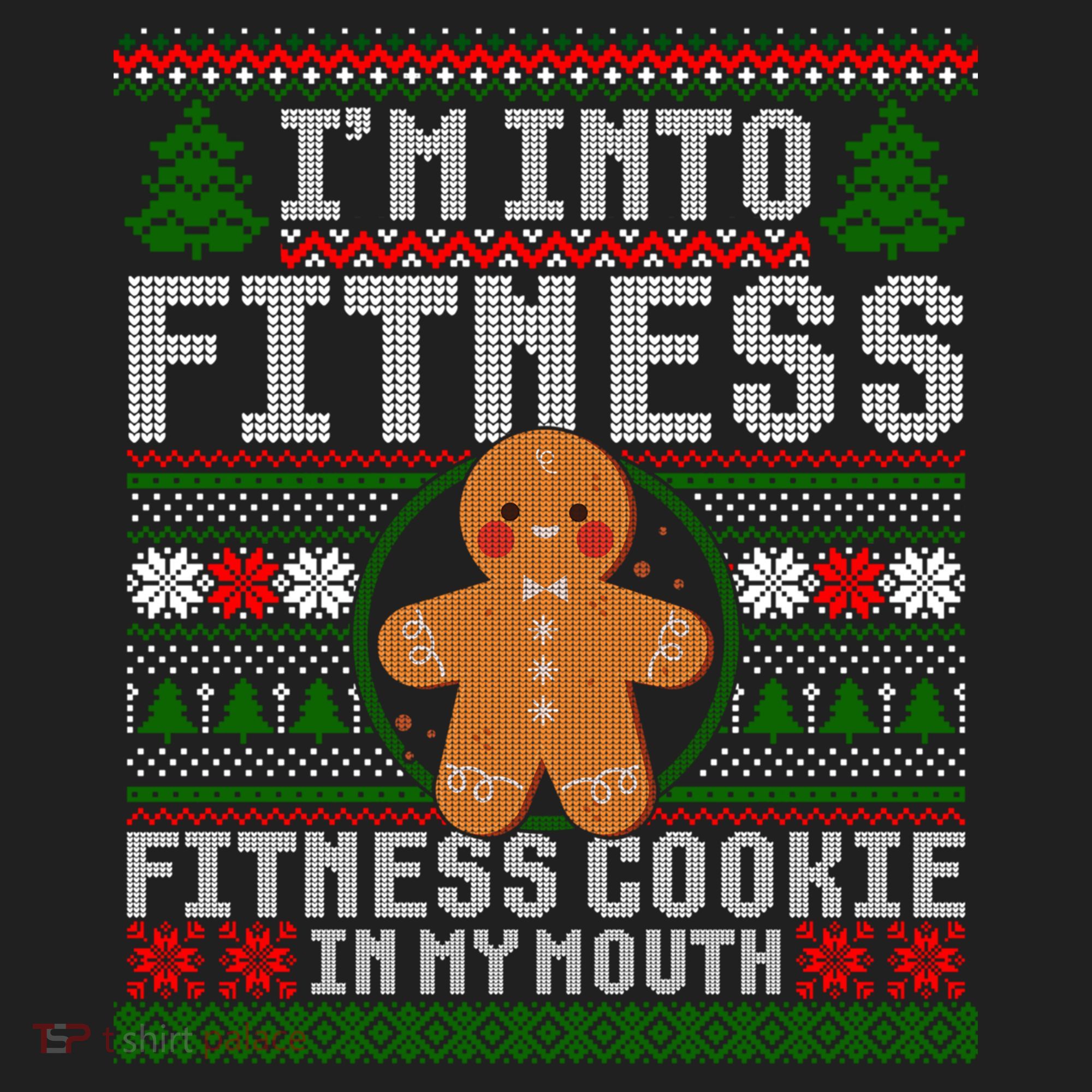 IM Into Fitness Cookie Gingerbread Ugly Christmas Sweater Great Gift Hat