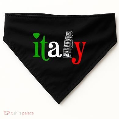 Italy Italian Flag USA-Made Doggie Bandana