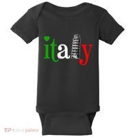 Italy Italian Flag Baby Bodysuit thumb 0