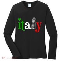 Italy Italian Flag Women's Long Sleeve Shirt thumb 0