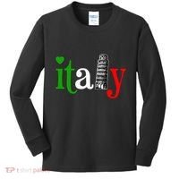 Italy Italian Flag Kids Long Sleeve Shirt thumb 0