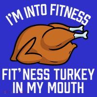 IM Into Fitness Turkey In My Mouth Funny Thanksgiving Women's Tank Top thumb 5