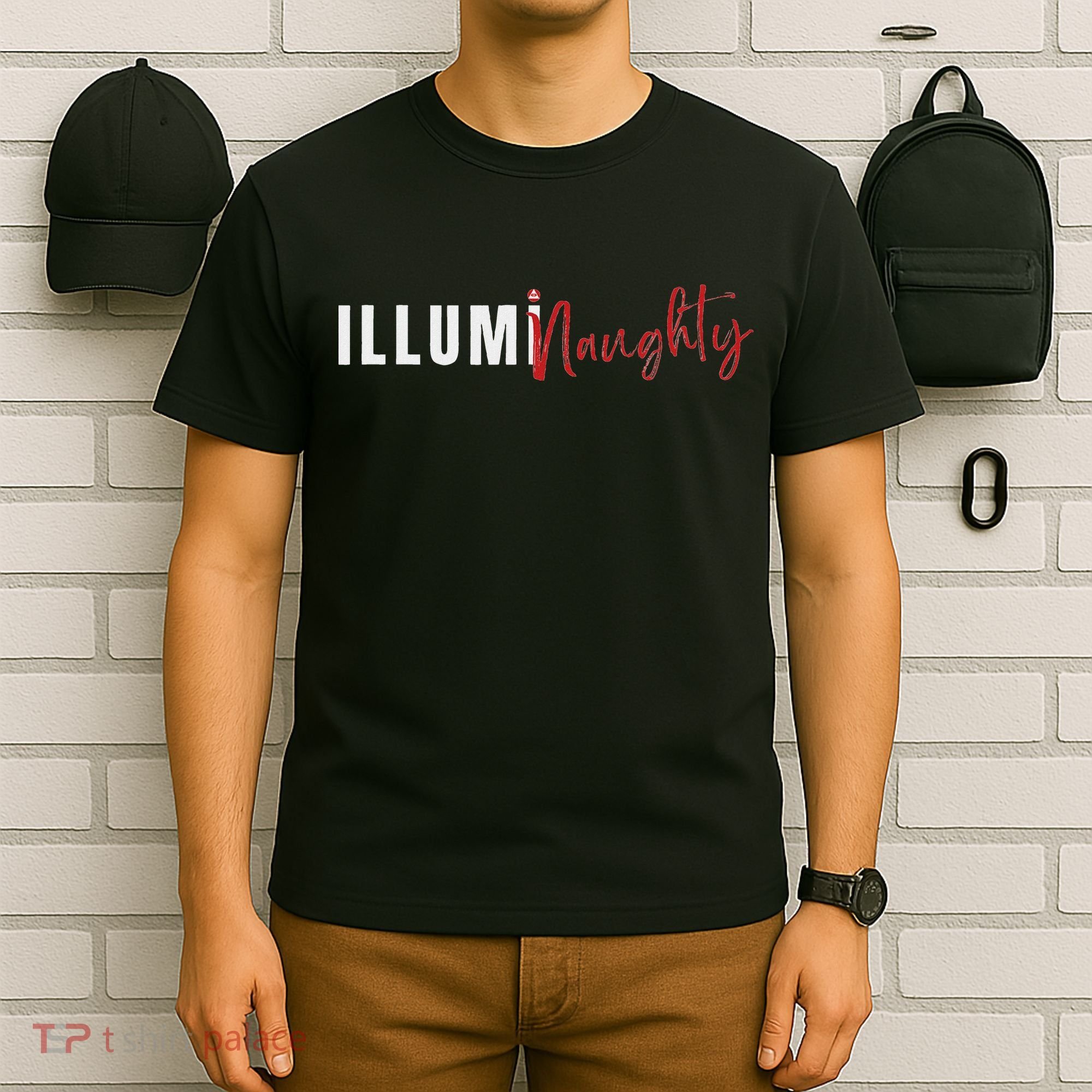 Illuminaughty Illuminati Funny Conspiracy T-Shirt