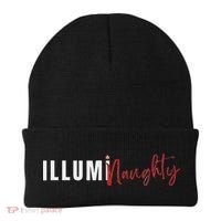 Illuminaughty Illuminati Funny Conspiracy Beanie thumb 0