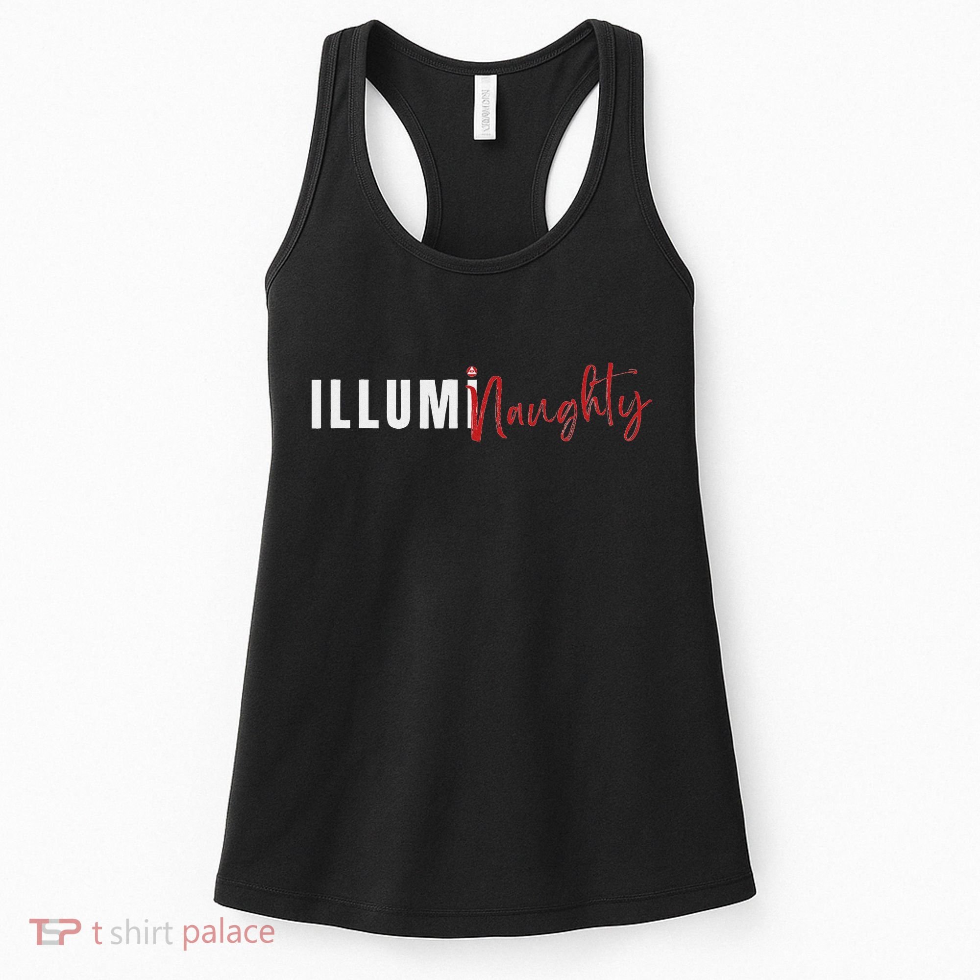 Illuminaughty Illuminati Funny Conspiracy Women's Tank Top