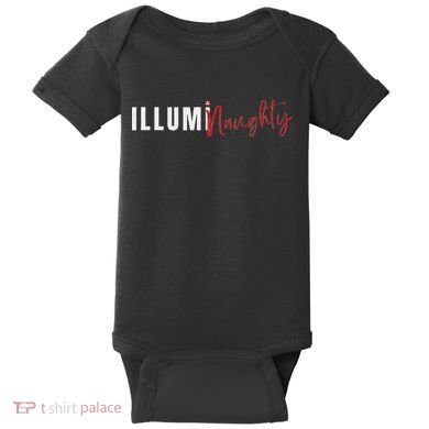 Illuminaughty Illuminati Funny Conspiracy Baby Bodysuit