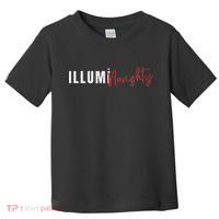 Illuminaughty Illuminati Funny Conspiracy Toddler T-Shirt thumb 0
