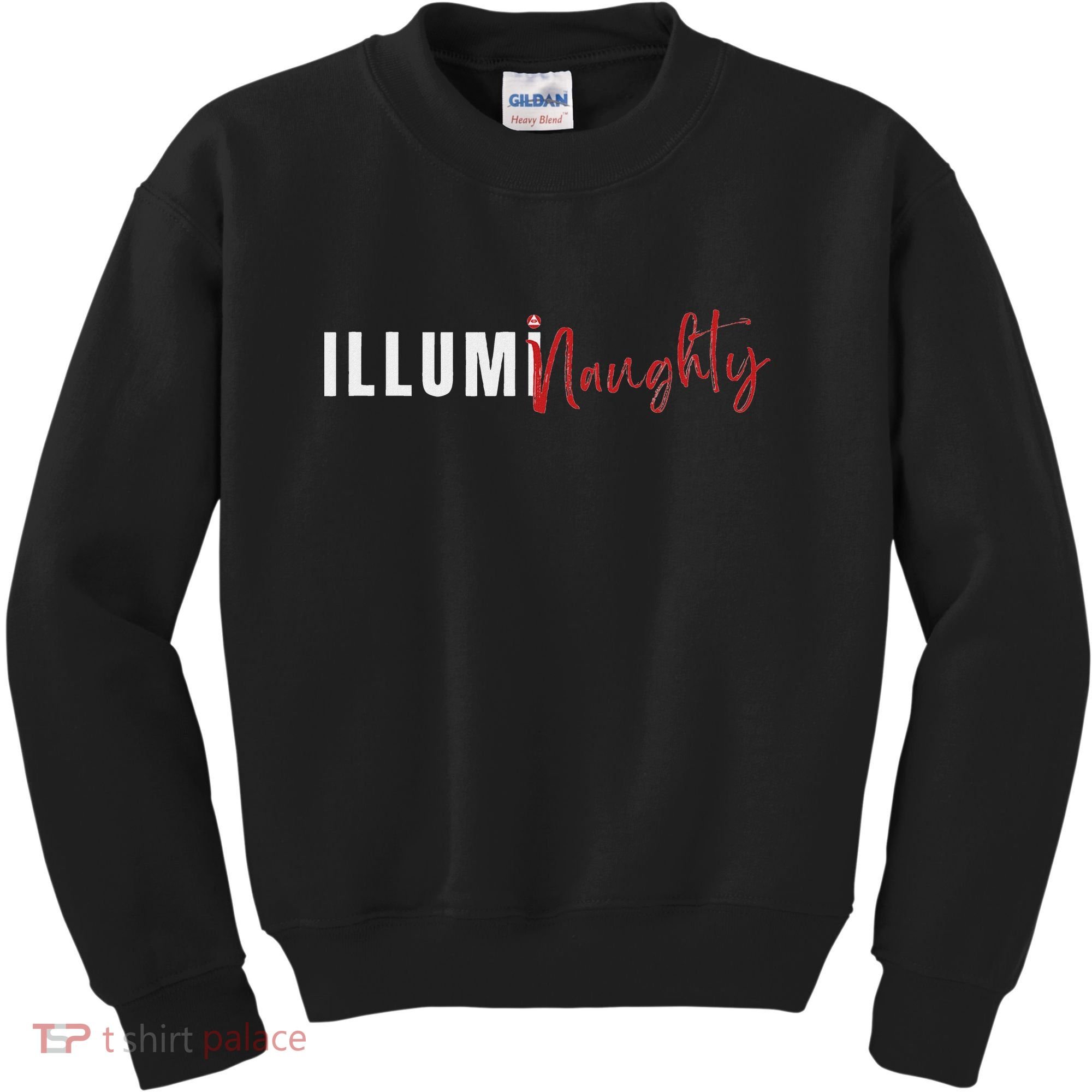 Illuminaughty Illuminati Funny Conspiracy Kids Sweatshirt